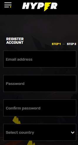 hyper casino registration